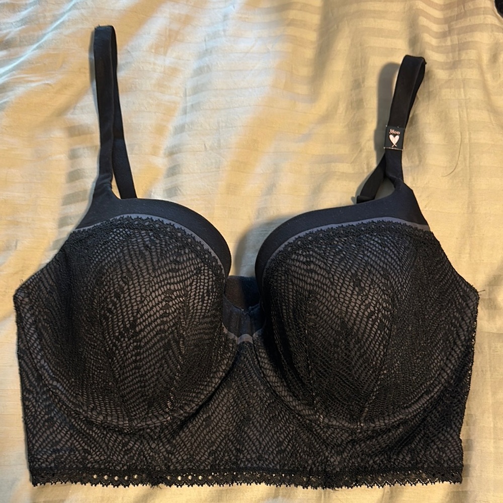 Black Lace Women's Bra
